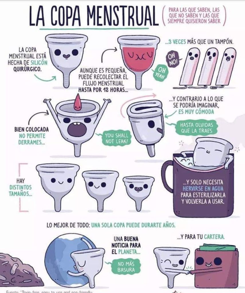The benefits and risks of using a menstrual cup instead of