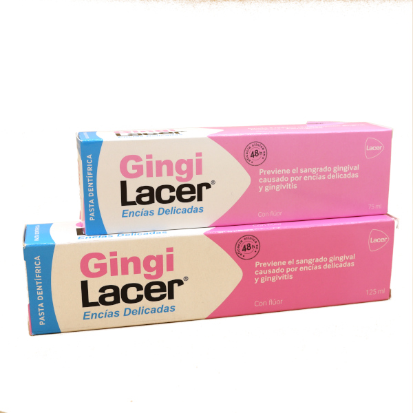 Gingi Lacer Dentífrico 125 ml pasta de dientes encías delicadas
