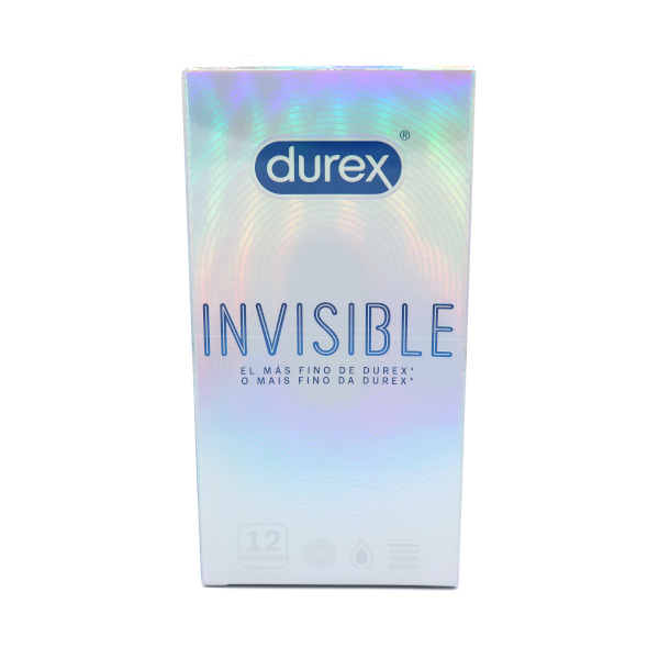 Durex Invisible Condoms  Ultra-Thin Transparent Condoms –